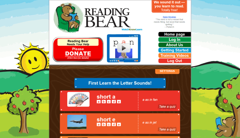 READING BEAR